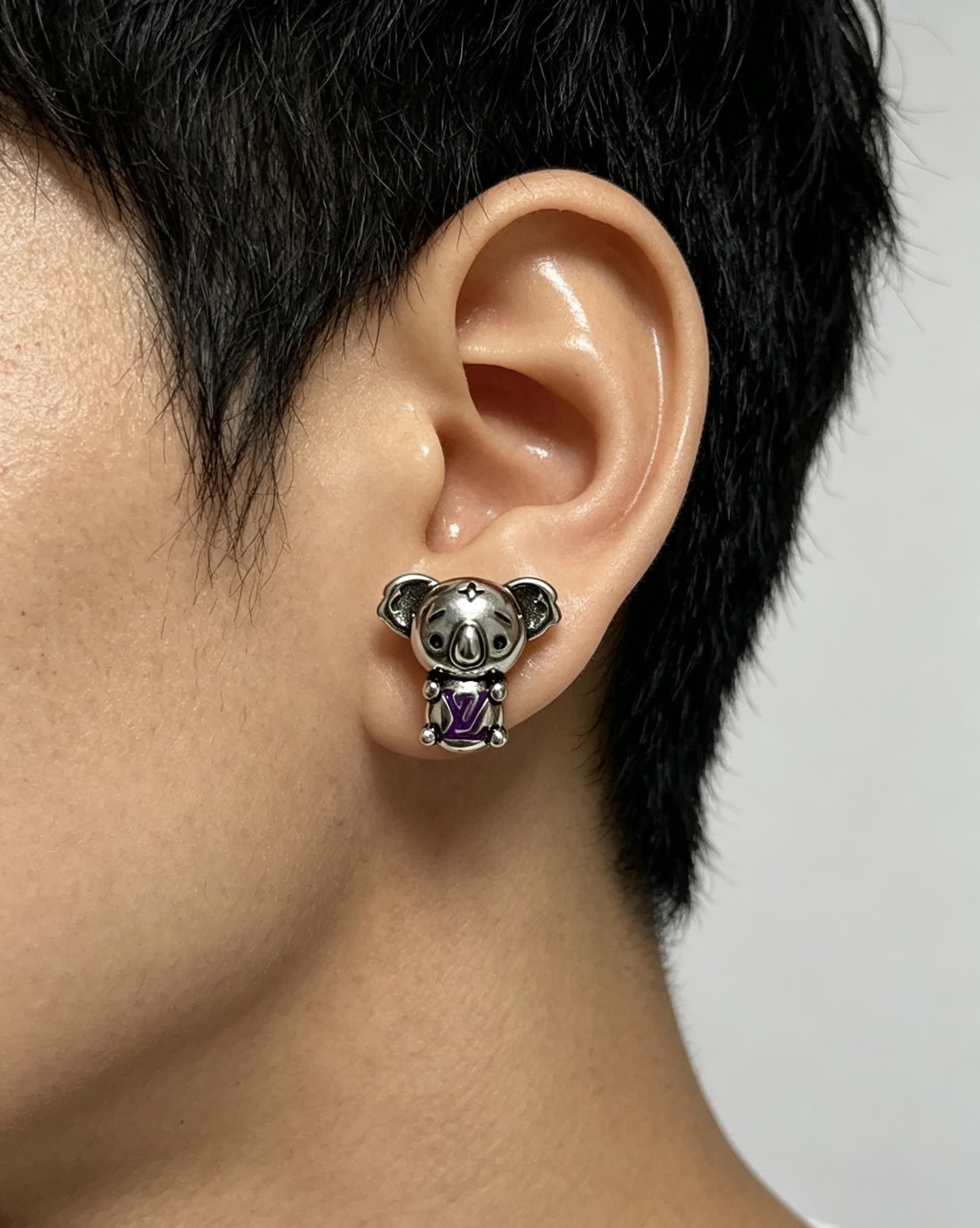 Louis Vuitton Koala Stud Earrings